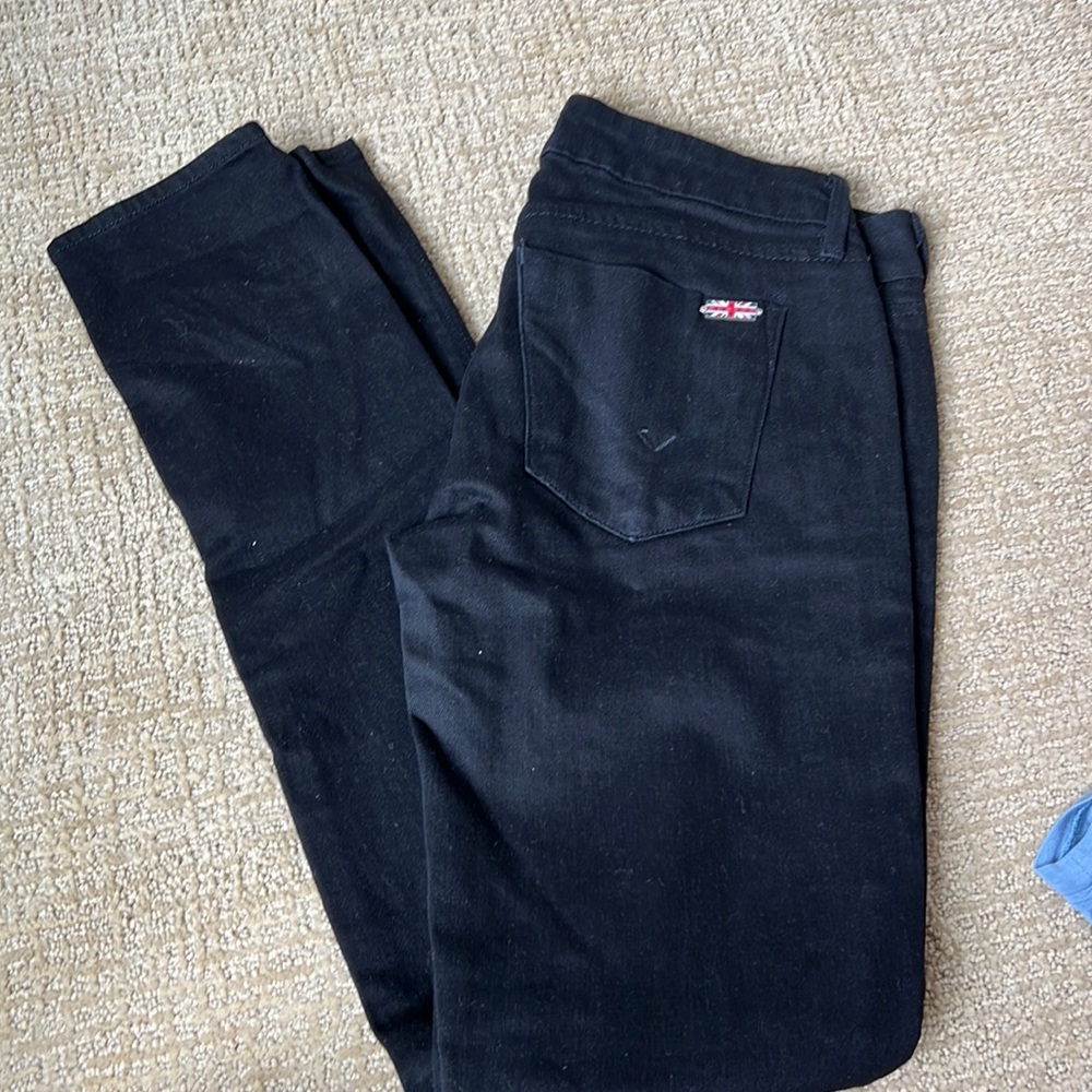 PAIGE Black skinny denim Hudson jeans